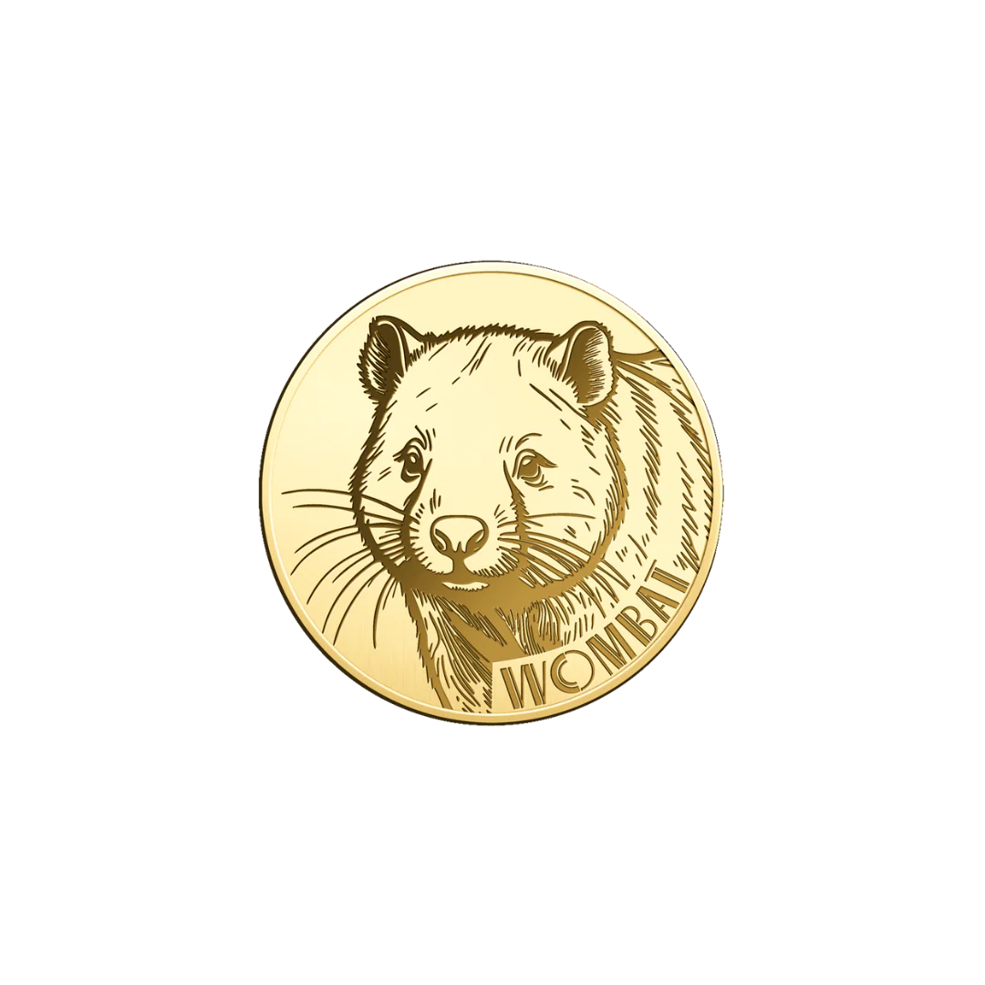 Wombat Coin Card - Gold Gift - Image 3