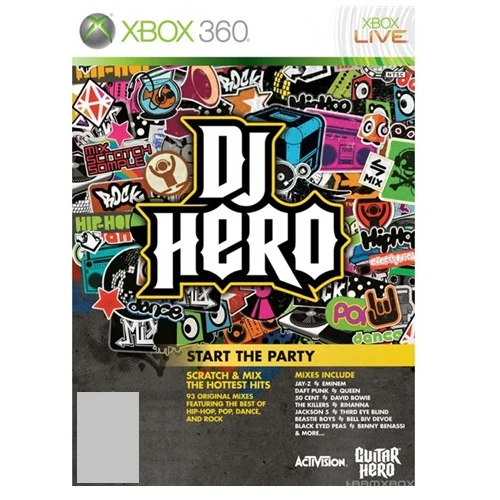 Xbox 360 - DJ Hero (Game Only) (12) Preowned